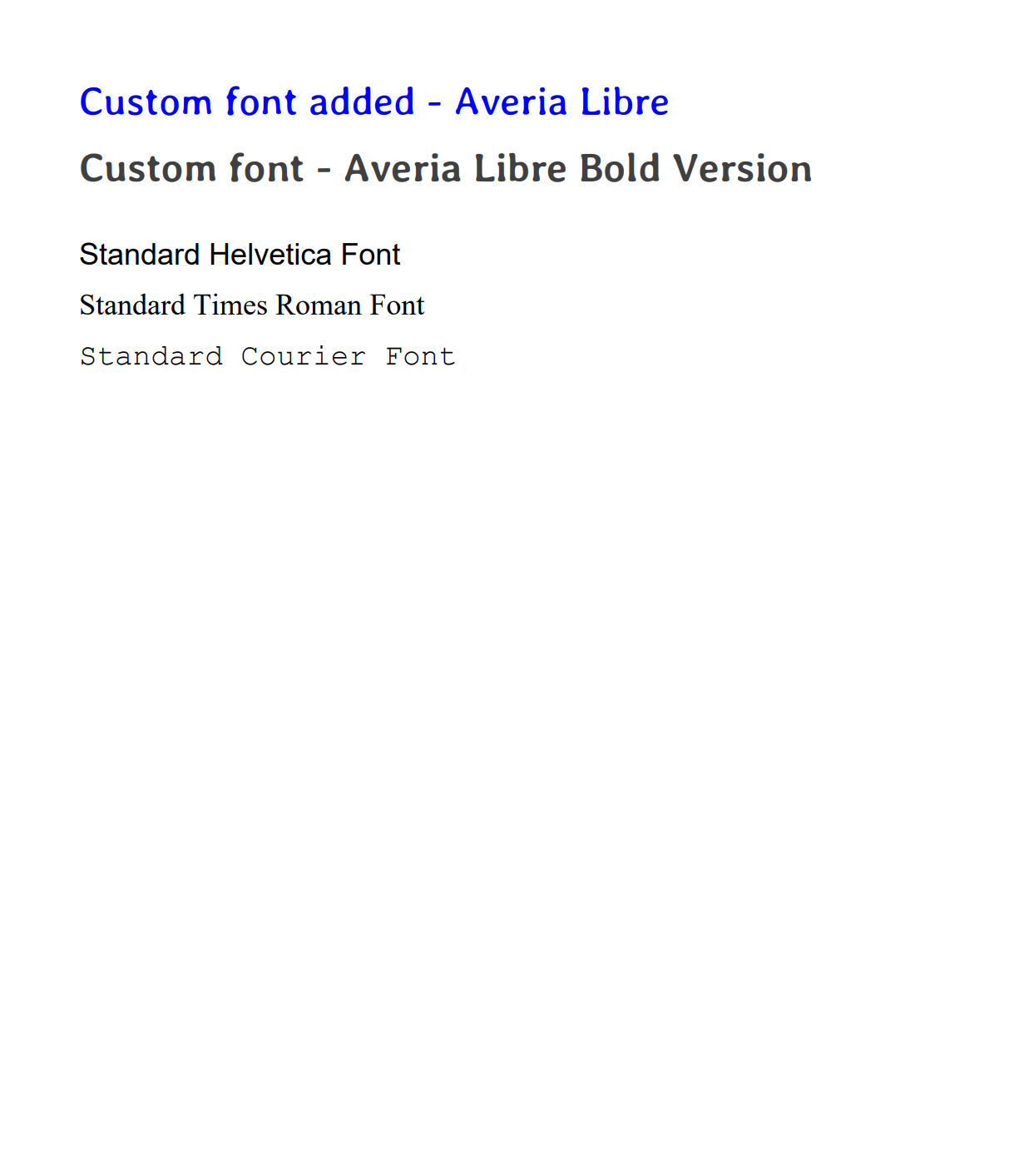 Custom Fonts and Typography - PDFBox