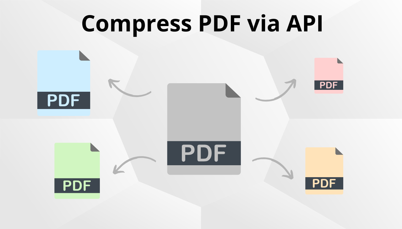 Compress PDF via API with multiple compression levels