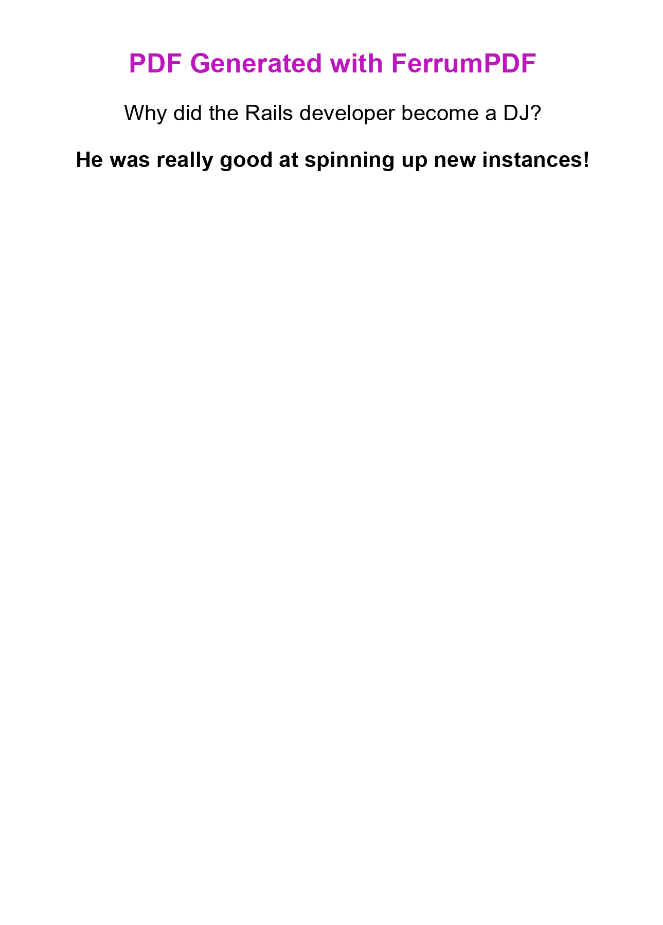 PDF Generated with FerrumPDF in Ruby on Rails