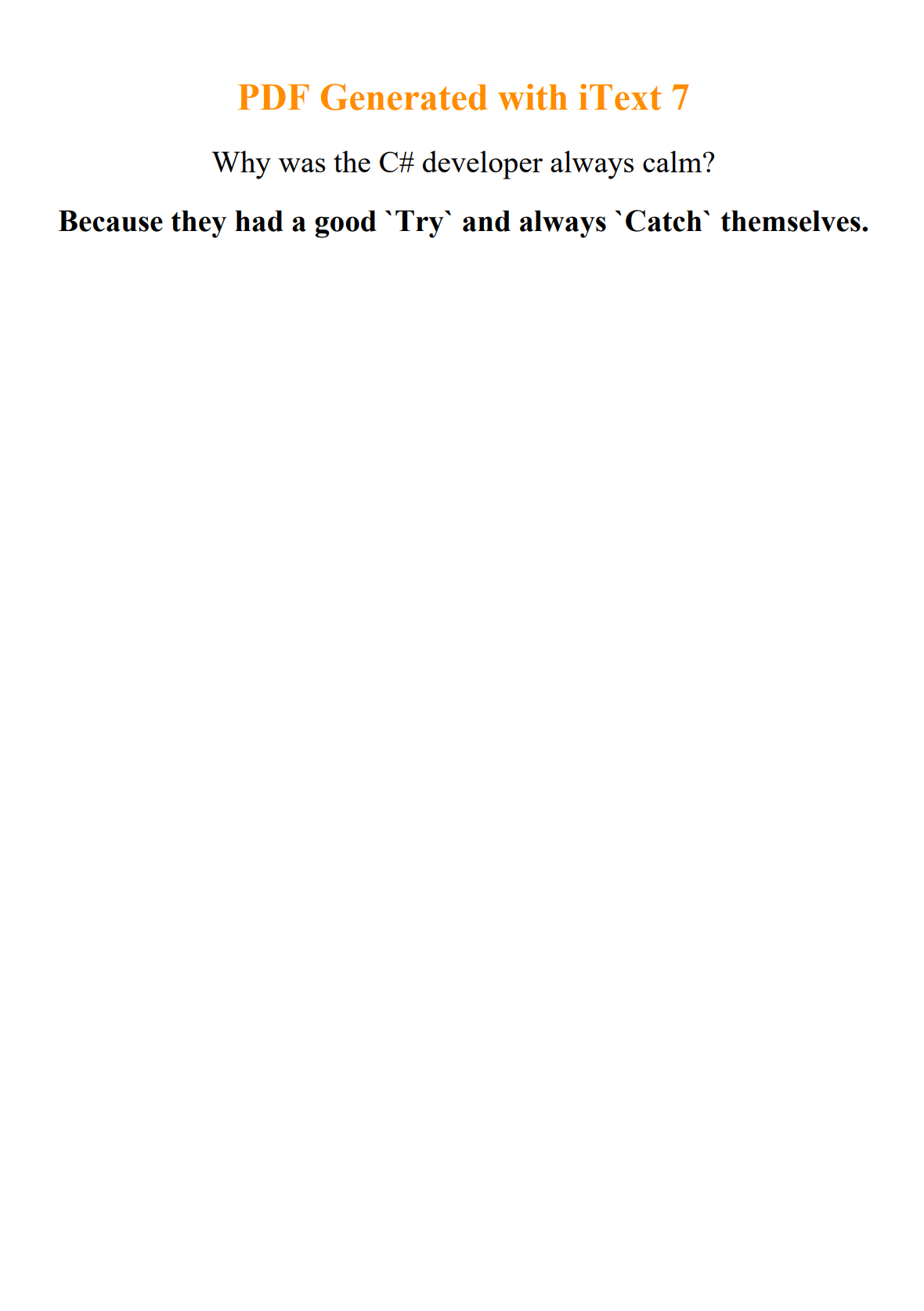 PDF Generated with iText 7