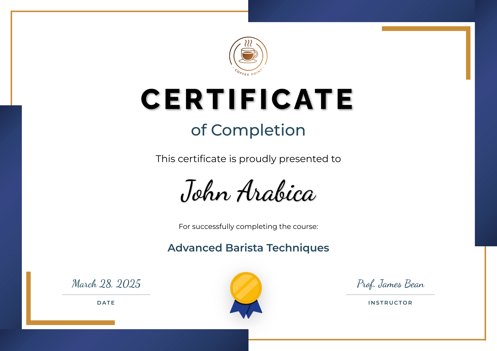 Certificate PDF generated using PDFBolt template-based API showing professional layout and formatting