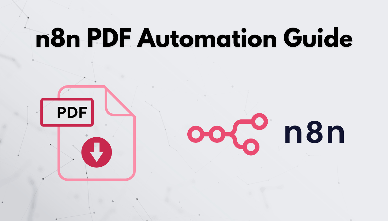 n8n PDF automation workflow for automated PDF generation of invoices, reports, and certificates using PDFBolt API