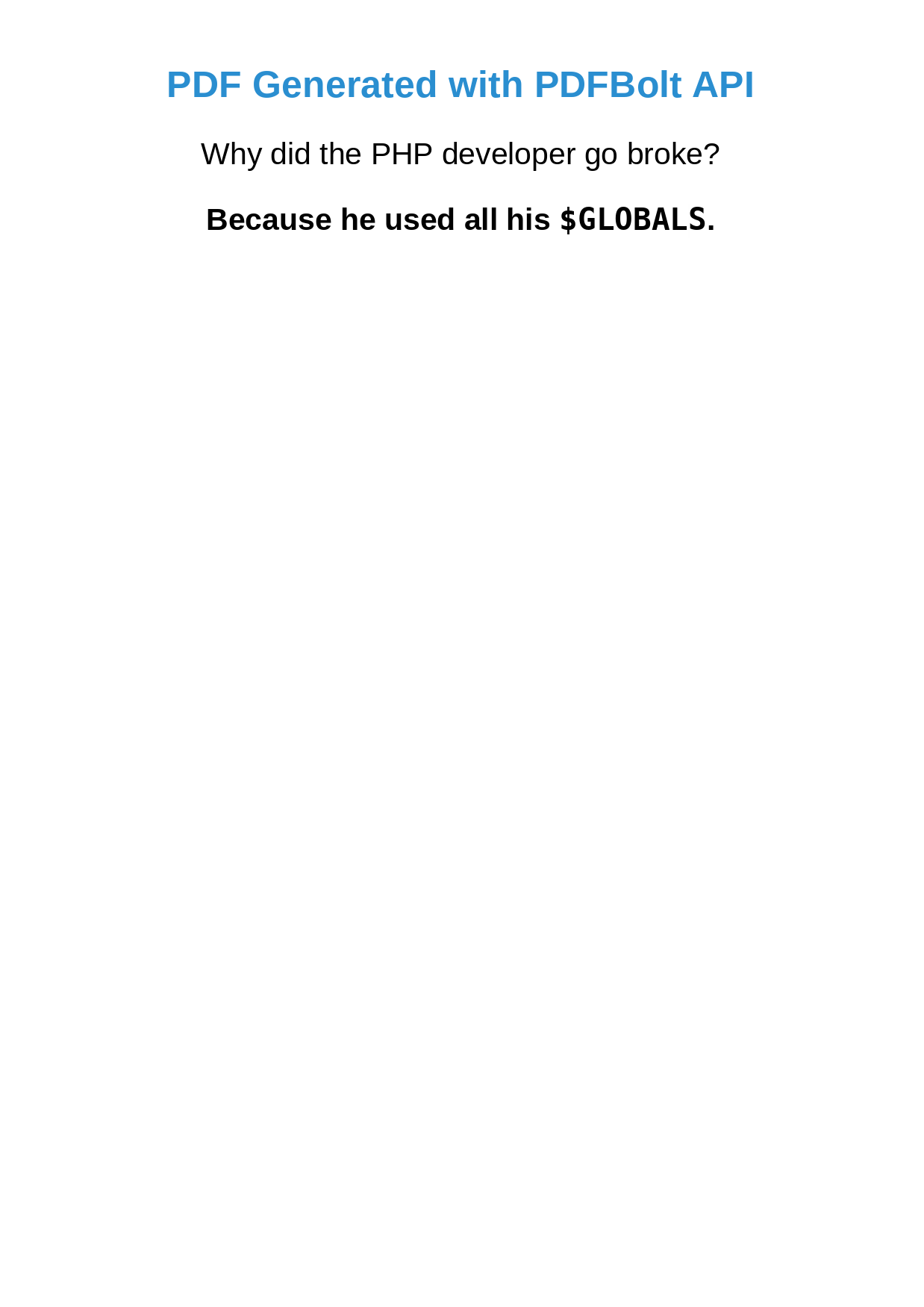 PDF Generated with PDFBolt HTML to PDF API