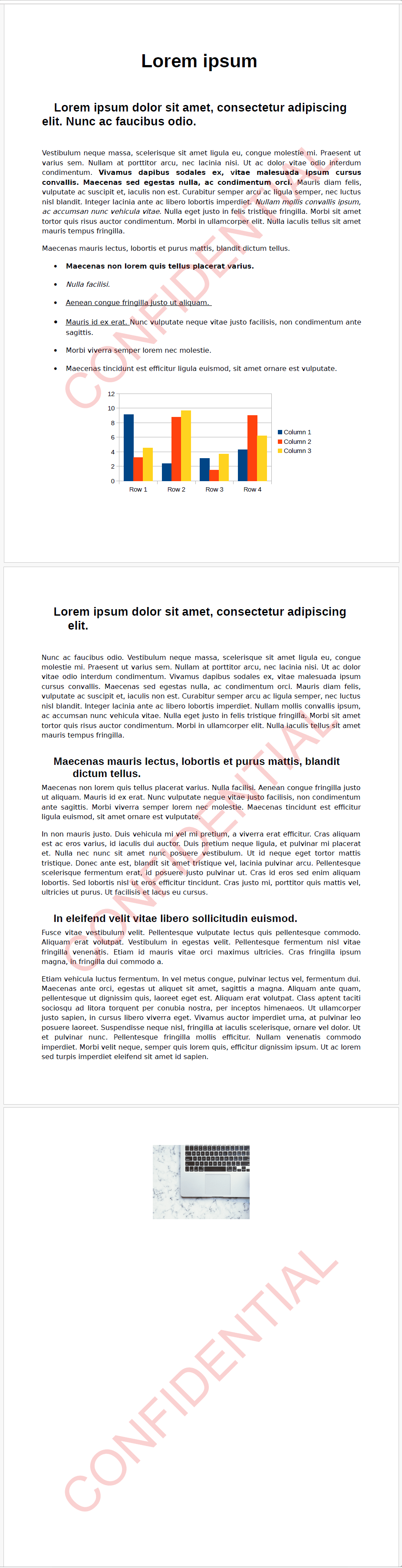 PDF with diagonal watermark across the page