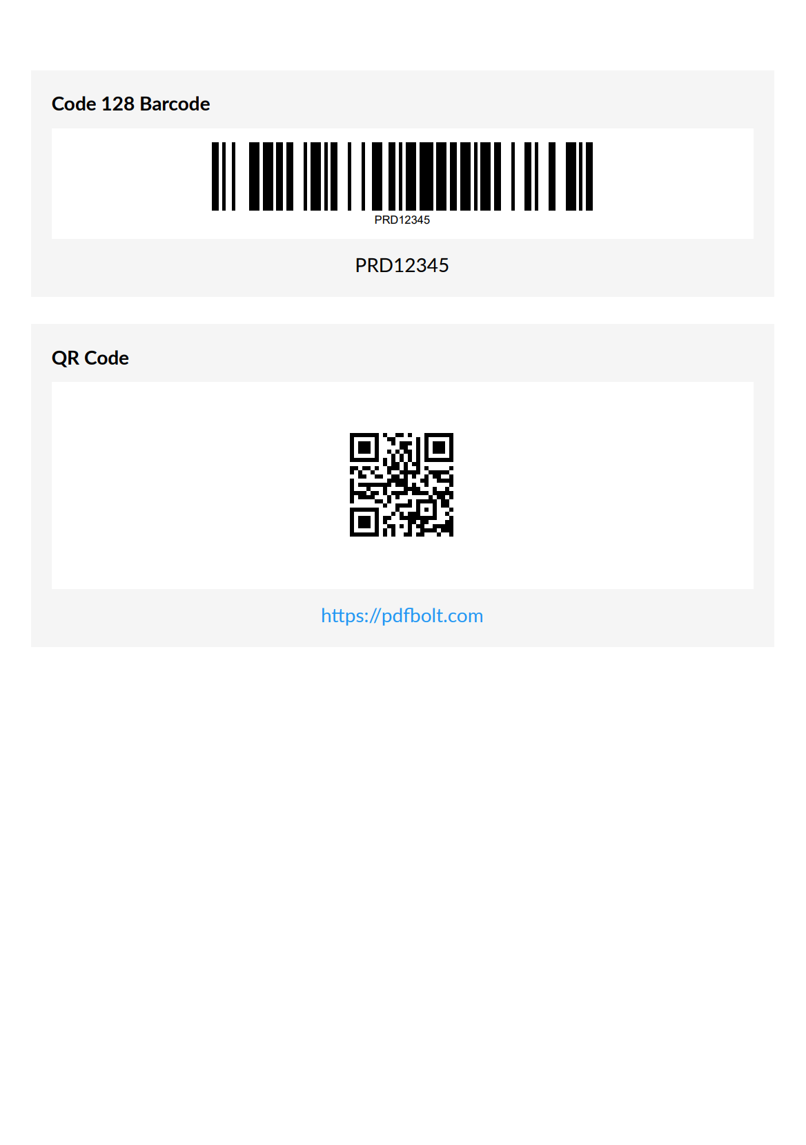 PDF with Barcode and QR Code using QuestPDF in C#/.NET