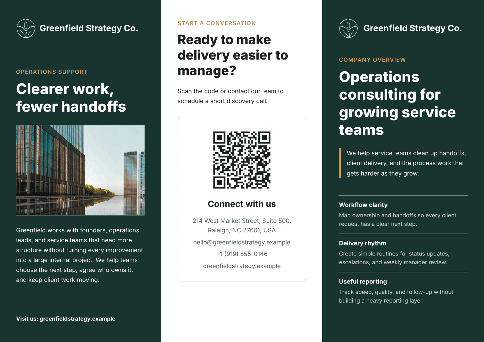 Business Tri-Fold Brochure