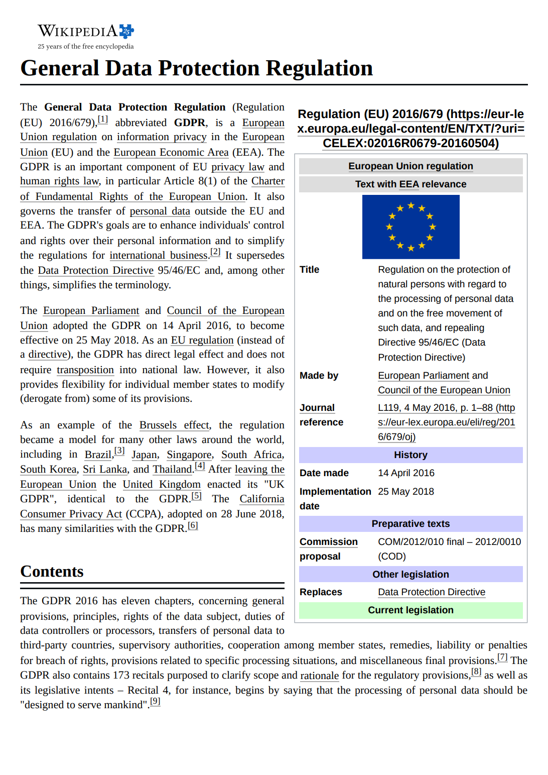 Webpage archived as PDF preview